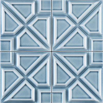 Grazia Milano 5" X 5" 3D Italian Glossy Wall Tile