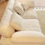 Canapé modulaire en chenille blanc-1103360738