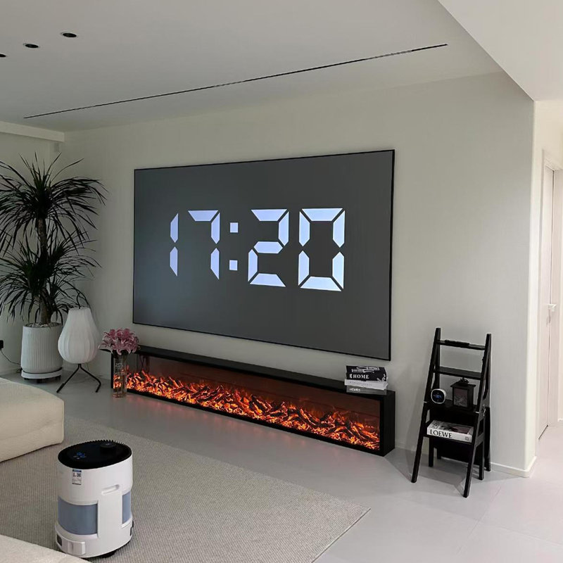 Foyer électrique 47,24 po, H 15,75 po x l 47,24 po x P 7,09 po