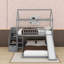Twin Over Twin Bunk Bed With Slide-82974785