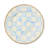 Sky Check Salad/Dessert Plate