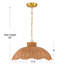 Petit luminaire suspendu en rotin 60 watts-399092706
