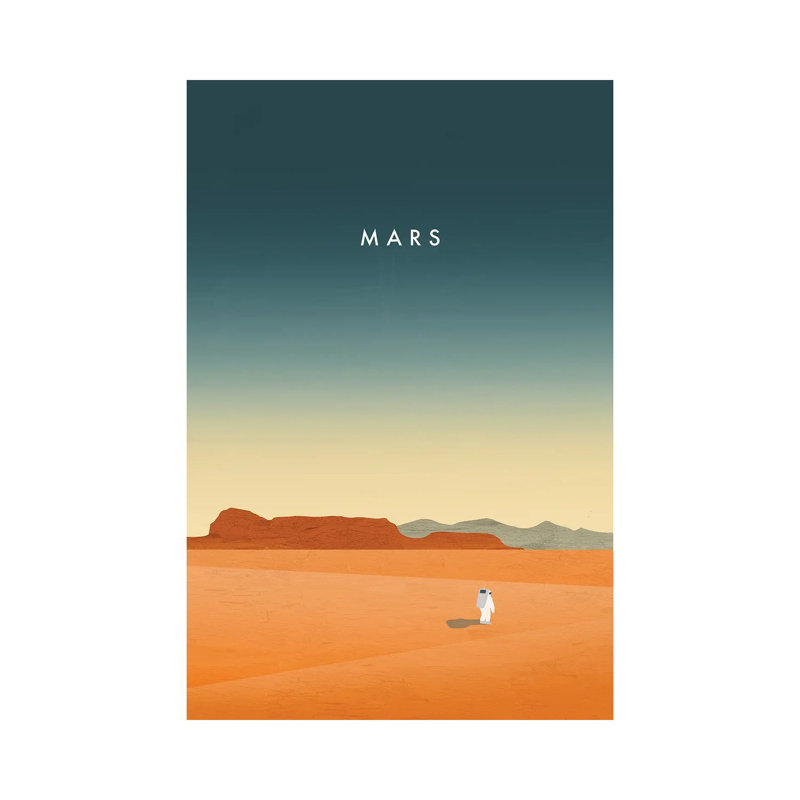 Mars by Katinka Reinke - Wrapped Canvas Gallery-Wrapped Canvas Giclée, 101.6 cm H x 66.04 cm W x 3.175 cm D