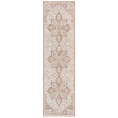 Lunara Power Loom Polyester; Jute/Sisal; Polypropylene Plastic Oriental Indoor Rug