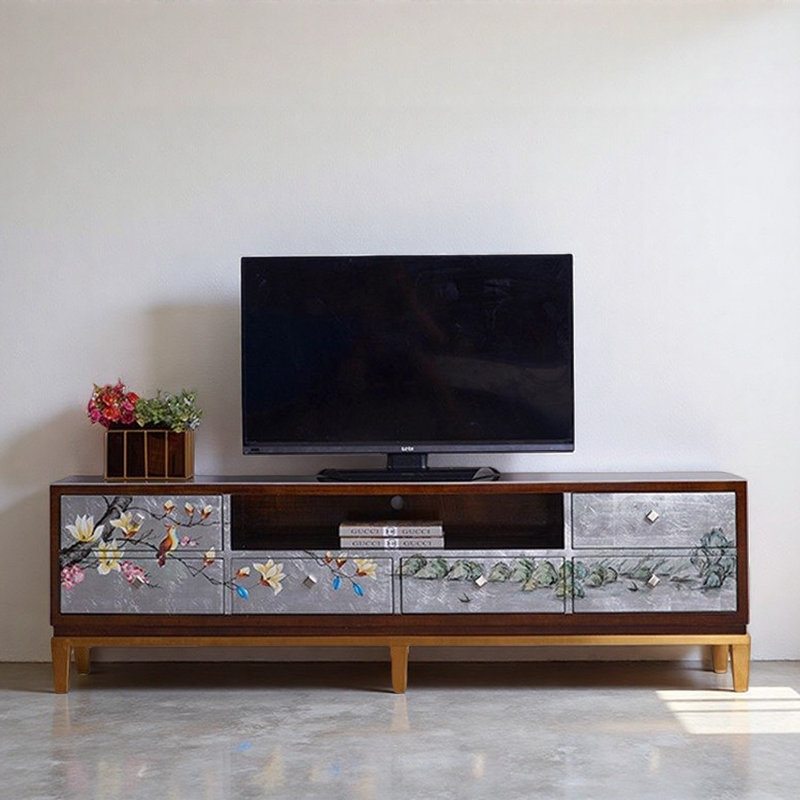 Meuble télé Creative Painted, 21.65"H x 78.74"L x 15.75"W