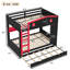 Lit superposé rustique en bois massif-125179349-125179354-125179358