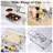 Magnetic Photo Display Tray With Scalloped Edge - Clear Acrylic Serving And Organizer Tray With Anti-Slip Pads For Coffee Table, Desk, Or Vanity