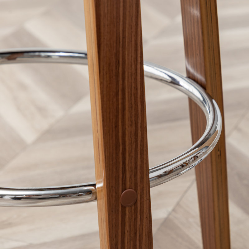 Tabourets de comptoir pivotants modernes (ensemble de 3), Tabouret de comptoir (siège d'une hauteur de 25,1, Noir