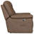 Brown Zero Gravity Dual Power Massage Loveseat