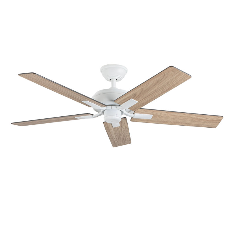 Ventilateur de plafond 52 po Erikson, Blanc, Brun
