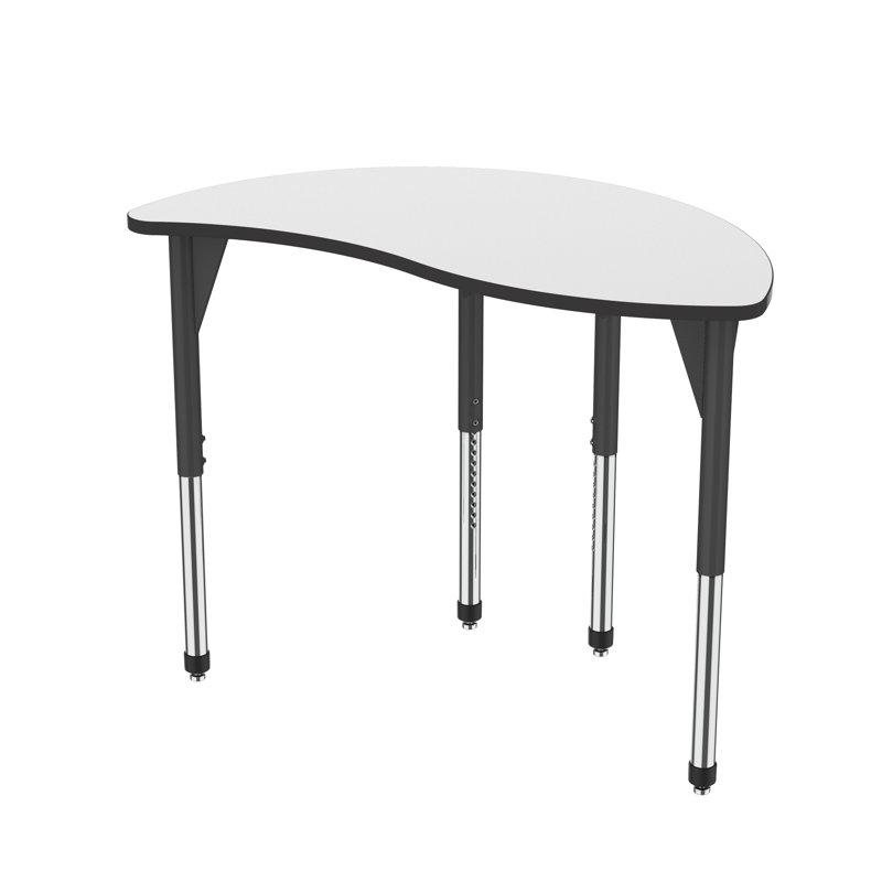 Table de fantaisie à hauteur ajustable tableau blanc Premier Series, H 42 po x L 54 po x l 30 po, Noir