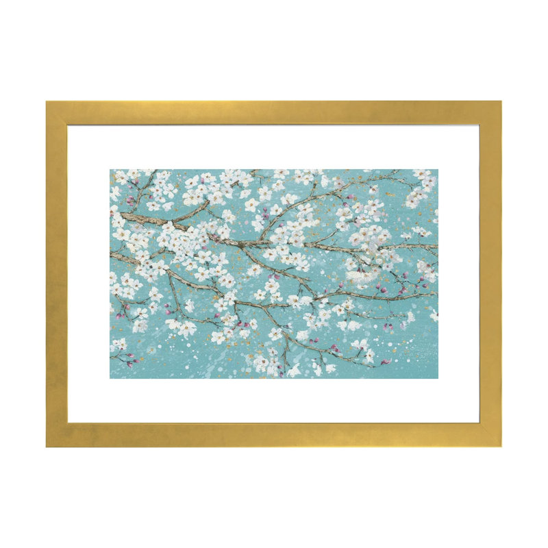 «April Breeze I» par James Wiens - reproduction d'art, H 16 po x l 24 po x P 1 po, Papier encadré doré