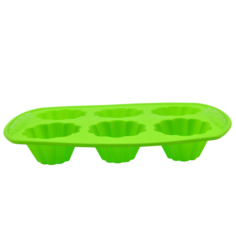 Moule à gâteau antiadhésif 6 tasses Prime Cook, Vert