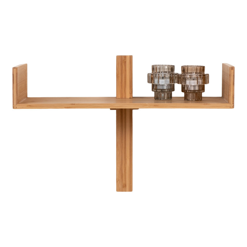 Nadelie Wood Accent Shelf with Adjustable Shelves