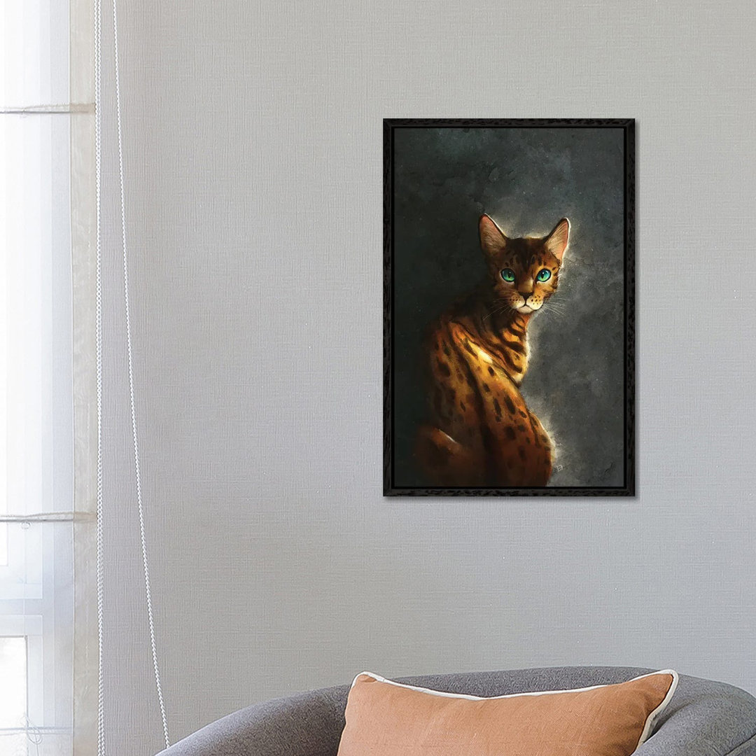 Bengalische Katze von Danielle English - Giclée-Leinwand auf Leinwand