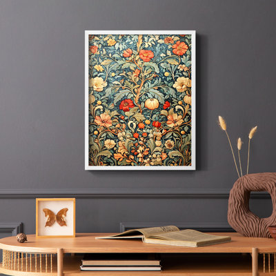 WM MORRIS Series DCCCLXXXVI  -Premium Framed Print -Ready to Hang - No Nails Required