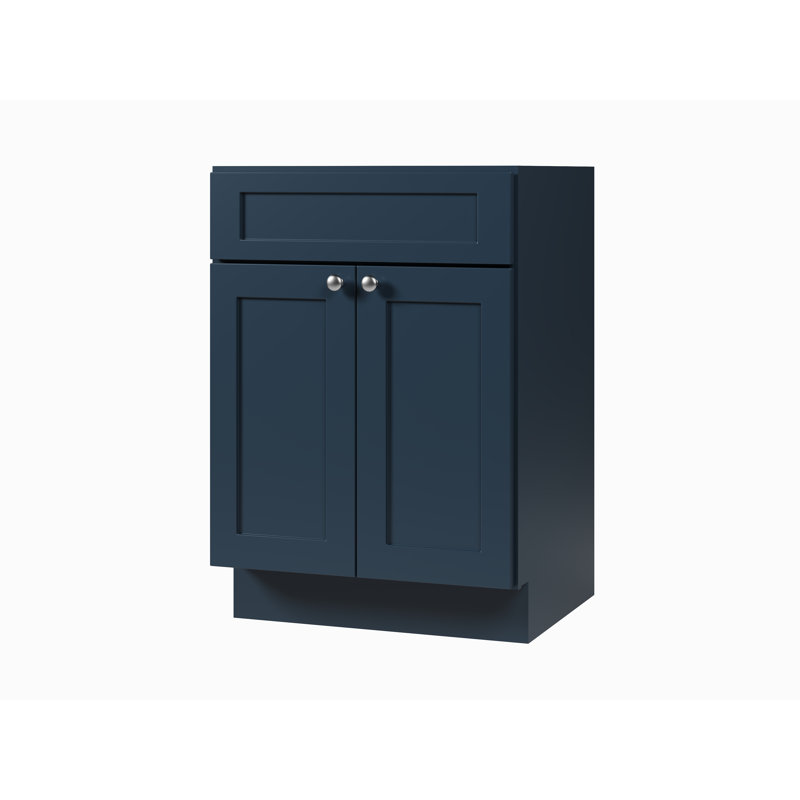 Disar 24" Bathroom Vanity Base Only, Blue