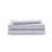 Twin Bed With Blue And Grey Striped Comforter & Sheet Including Sheets Decorative Pillow -