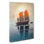 Sailing Boats Morning by Hiroshi Yoshida - Wrapped Canvas Print-55323929