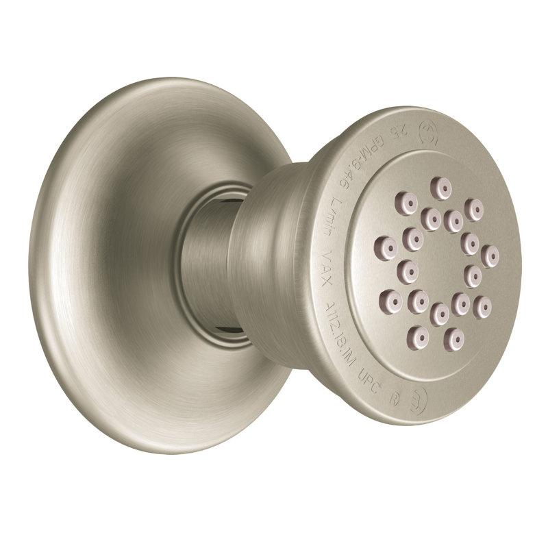 Moen® Single Function Body Spray, Brushed Nickel
