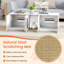 Meuble-lavabo pour chat caché 58 po avec lit double en sisal