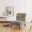Fauteuil de chambre rembourré Glamour Morning Fog II - Modern Glam