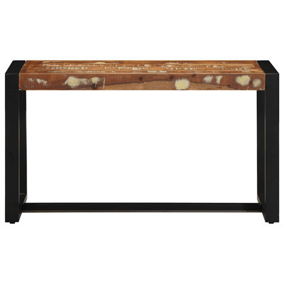 Bench 35x45 Cm Solid Rough Wood Mango