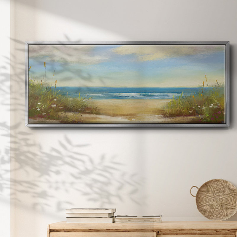 Serenity I- Framed Canvas