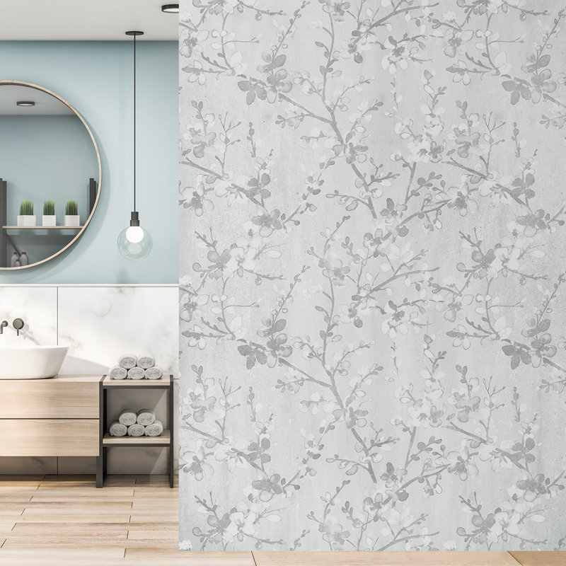 Bordure florale pelez et collez, L 132 po x l 72 po