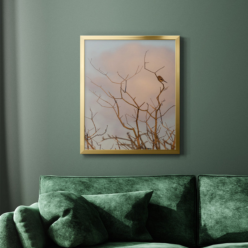 At Dawn, toile encadrée de qualité supérieure - prête à être accrochée, Or, H 20 po x l 16 po