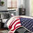 US Flag Print Super Soft Sherpa Throw Blanket-43126304