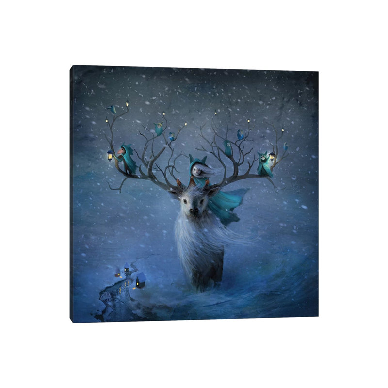 Winterlings by Alexander Jansson - Wrapped Canvas Print, 45.72 cm H x 45.72 cm W x 1.91 cm D