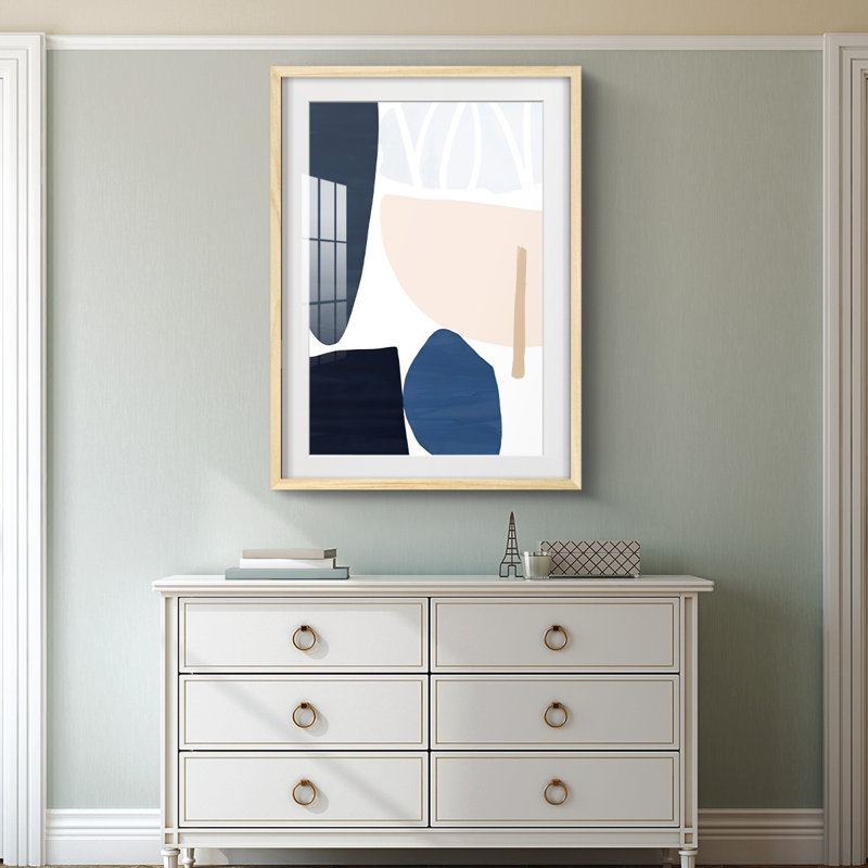 DenimAndSandIPremiumGalleryWrappedCanvas-Framed Print, Natural, 25.5" H x 17.5" W