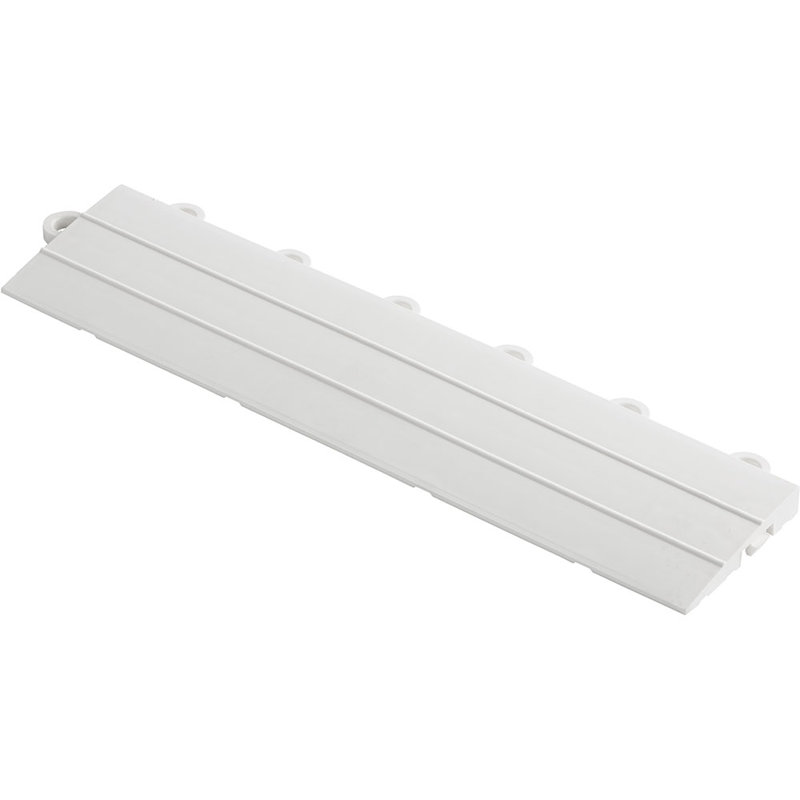 Swisstrax 12-Series Looped Threshold Ramp, Arctic White