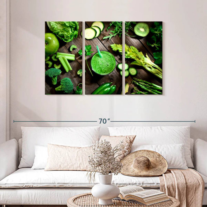 Vegetable Smoothie, 28" H x 45" W
