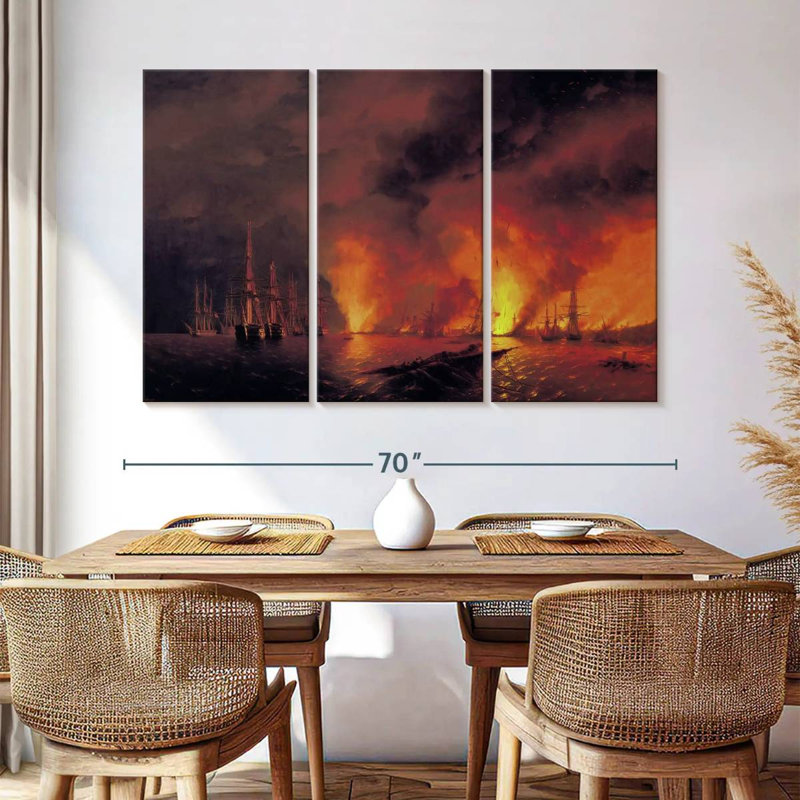 Keiri The Battle Of Sinop, 42" H x 65" W
