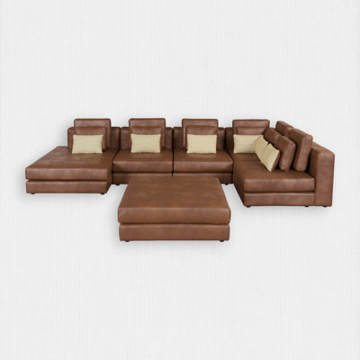 Kayleb Upholstered U-Shaped Sectional Left Hand Facing