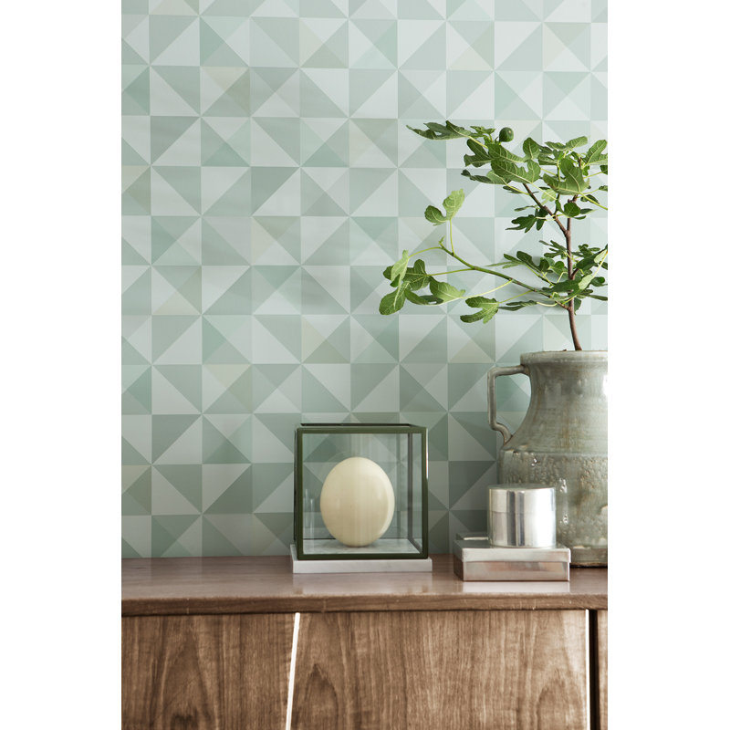 Rouleau de papier peint lisse L 33 pi x l 20,9 po, Vert