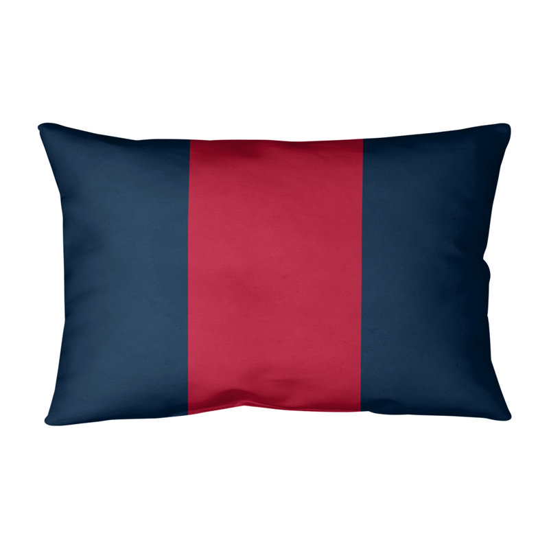 Coussin lombaire intérieur/extérieur baltimore retour, Bleu/rouge