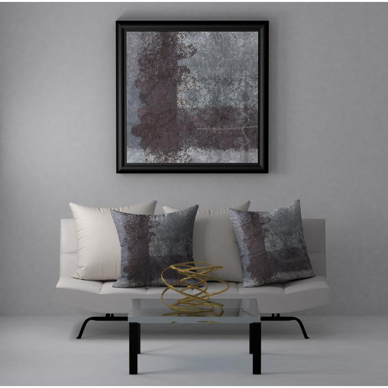 Magnifique housse de coussin carrée/insert, 18 po x 18 po