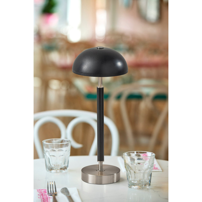 Edessa Cordless LED Table Lamp, Matte Black