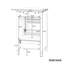 Meuble-lavabo de salle de bain avec lavabo en céramique