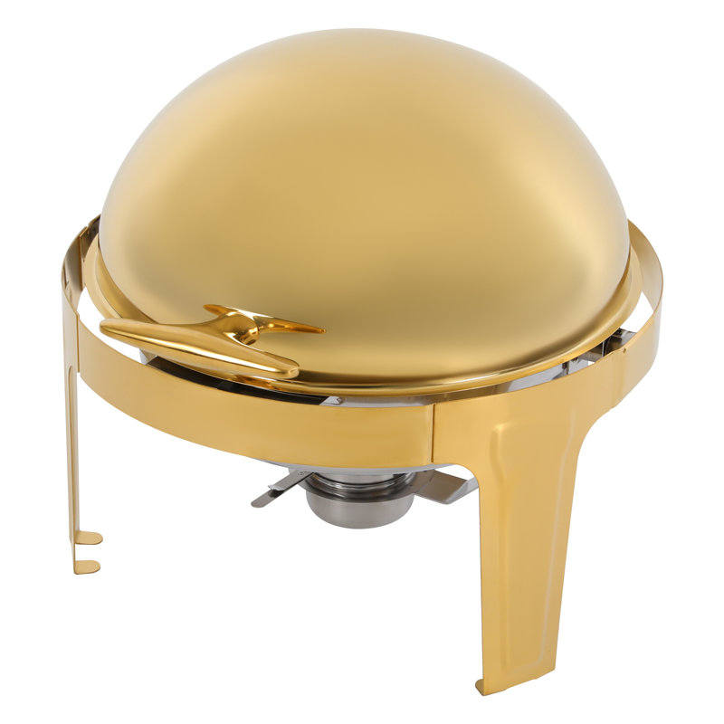 Réchaud 1,18 gallons en acier inoxydable doré