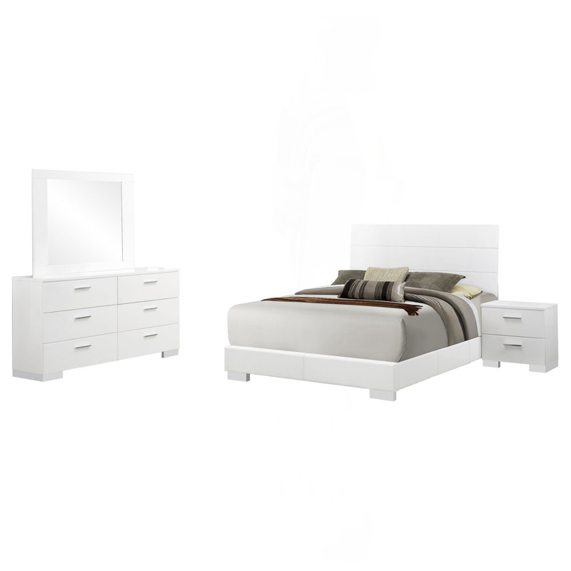 Ensemble de chambre avec grand lit 4 pièces Dulcey