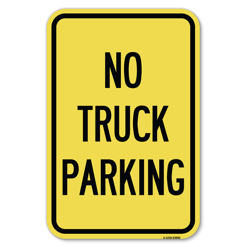 Panneau «No Parking No Park» / 23662, H 18 po x l 12 po x P 1 po