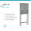 Armoire de rangement murale à pharmacie avec tablette réglable-25769330