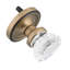 Classic Rosette with Crystal Door Knob