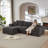 Modern Chenille Cloud Sofa-320567344
