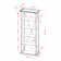 Athon Metal 2-Piece Console Table and Bookcase Set