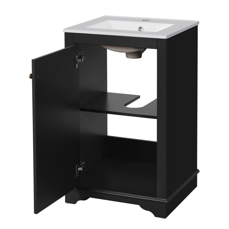 20-inch Bathroom Vanity with Ceramic Sink